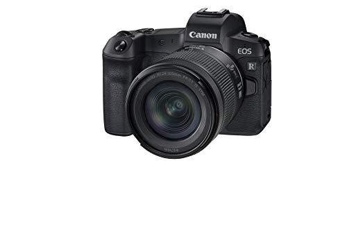 Canon EOS R Vollformat Systemkamera - mit Objektiv RF 24-105mm F4-7.1 IS STM (spiegellos, 30,3 MP, 8,01 cm (3,2 Zoll) Clear View LCD II Display, 4K, DIGIC 8, WLAN, Bluetooth),...