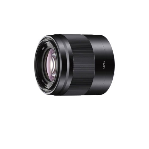 Sony SEL-50F18 Porträt-Objektiv (Festbrennweite, 50 mm, F1.8, APS-C, geeignet für A6000, A5100, A5000 und Nex Serien, E-Mount) schwarz