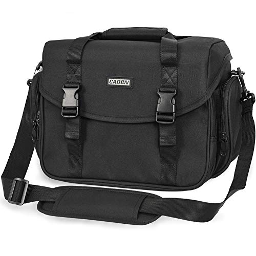 Kameratasche,CADeN fototasche wasserdichte Umhängetasche kompakte Sling Schulter Bag für DSLR SLR-Kamera Nikon Sony Canon Objektiv (D13)