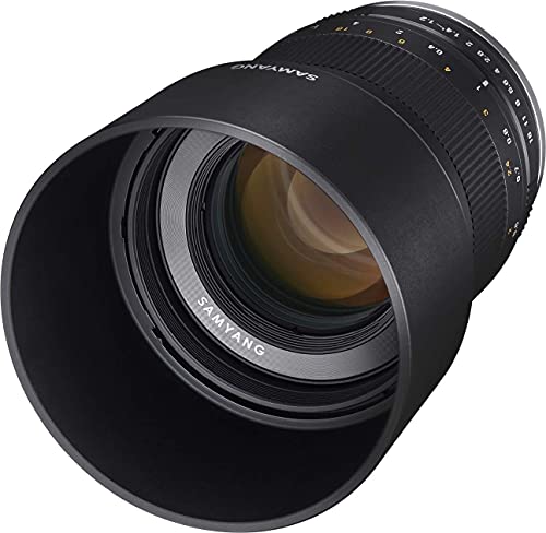 Samyang MF 50mm F1.2 APS-C MFT schwarz - manuelles Foto Objektiv mit 50mm Festbrennweite für MFT Kameras (Olympus / Panasonic), ideal für Portrait, sanftes Bokeh, kompakt...