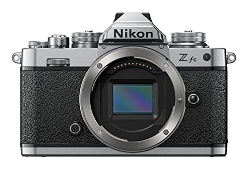 Nikon Z fc Spiegellose Kamera im DX-Format (20.9 MP, OLED-Sucher mit 2.36 Millionen Bildpunkten, 11 Bilder pro Sekunde, Hybrid AF mit Fokus-Assistent, ISO 100-51.200, 4K...