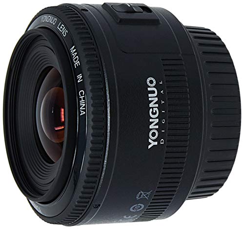 Yongnuo YN35MM Canon – Objektiv für Reflexkamera (f/2.0 AF/MF), schwarz