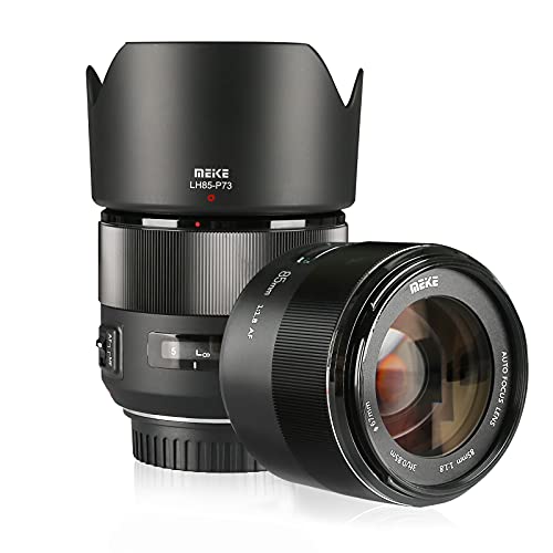 Meike 85mm f1.8 Großer Full Frame Autofokus Prime Teleobjektiv für EOS EF Mount Kamera kompatibel mit APS-C Organisationen wie 1D 5D3 5D4 6D 7D 70D 550D 80D by Zenith...